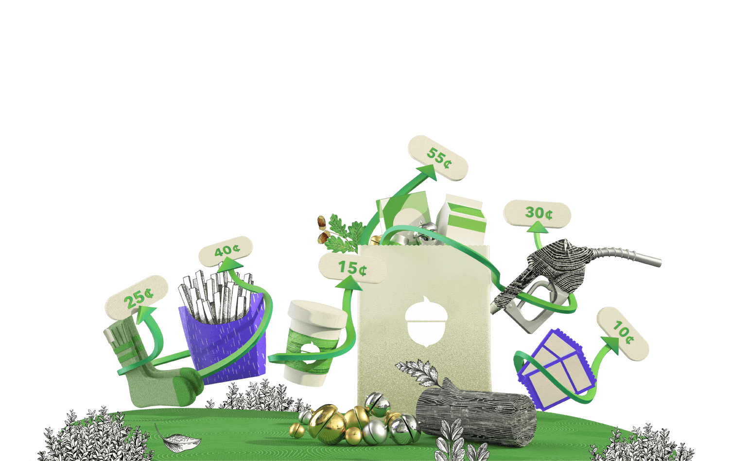 Round-Ups®<br />by Acorns