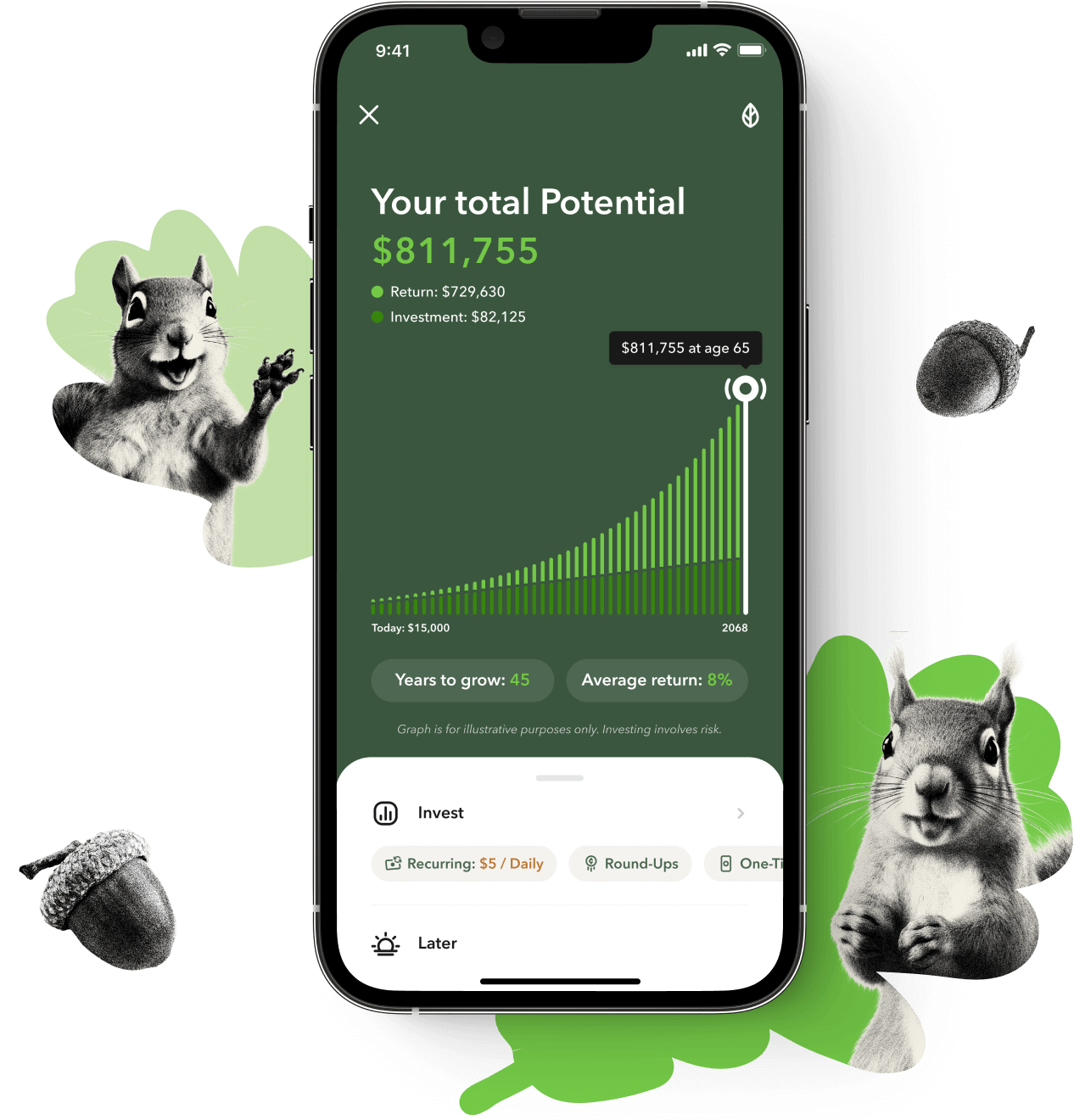 Squirrel holding gas pump